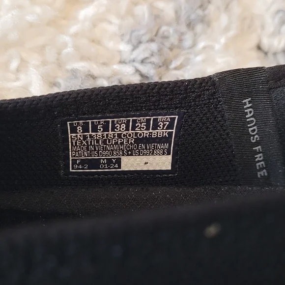 Skechers Slip Ins Hands Free Black Casual Flats Women’s Size 8 - Picture 3 of 9